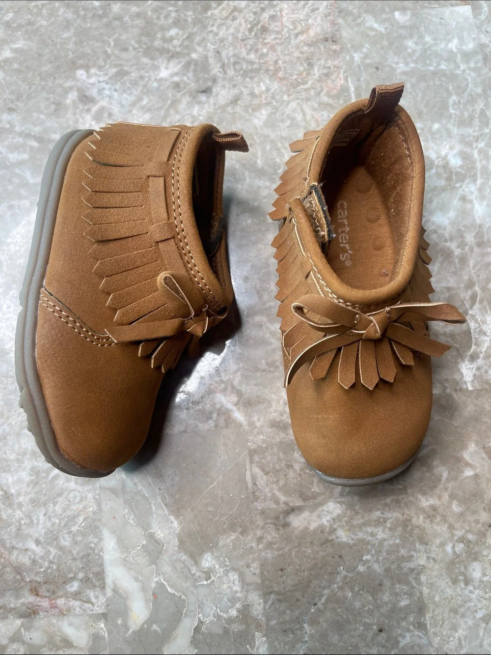Carters adorable suede